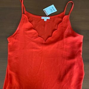 Nwt h&m red tank top size large